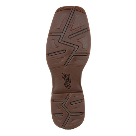 Rebel Western Boot Dark Chestnut DDB0317 Sole Image