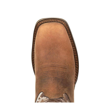 Rebel Desert Camo Pull-on Western Boot DDB0166 Toe View