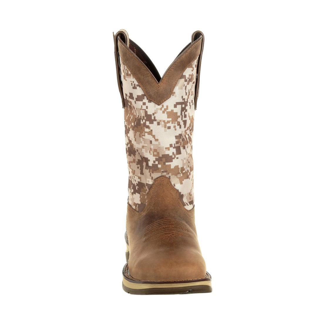 Rebel Desert Camo Pull-on Western Boot DDB0166 Front Image