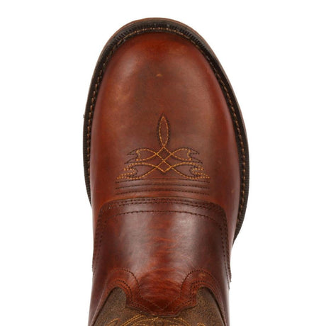 Rebel™ by Durango® Distressed Brown Saddle Western Boot DB5468