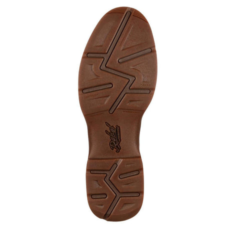 Rebel™ by Durango® Distressed Brown Saddle Western Boot DB5468 Sole Image