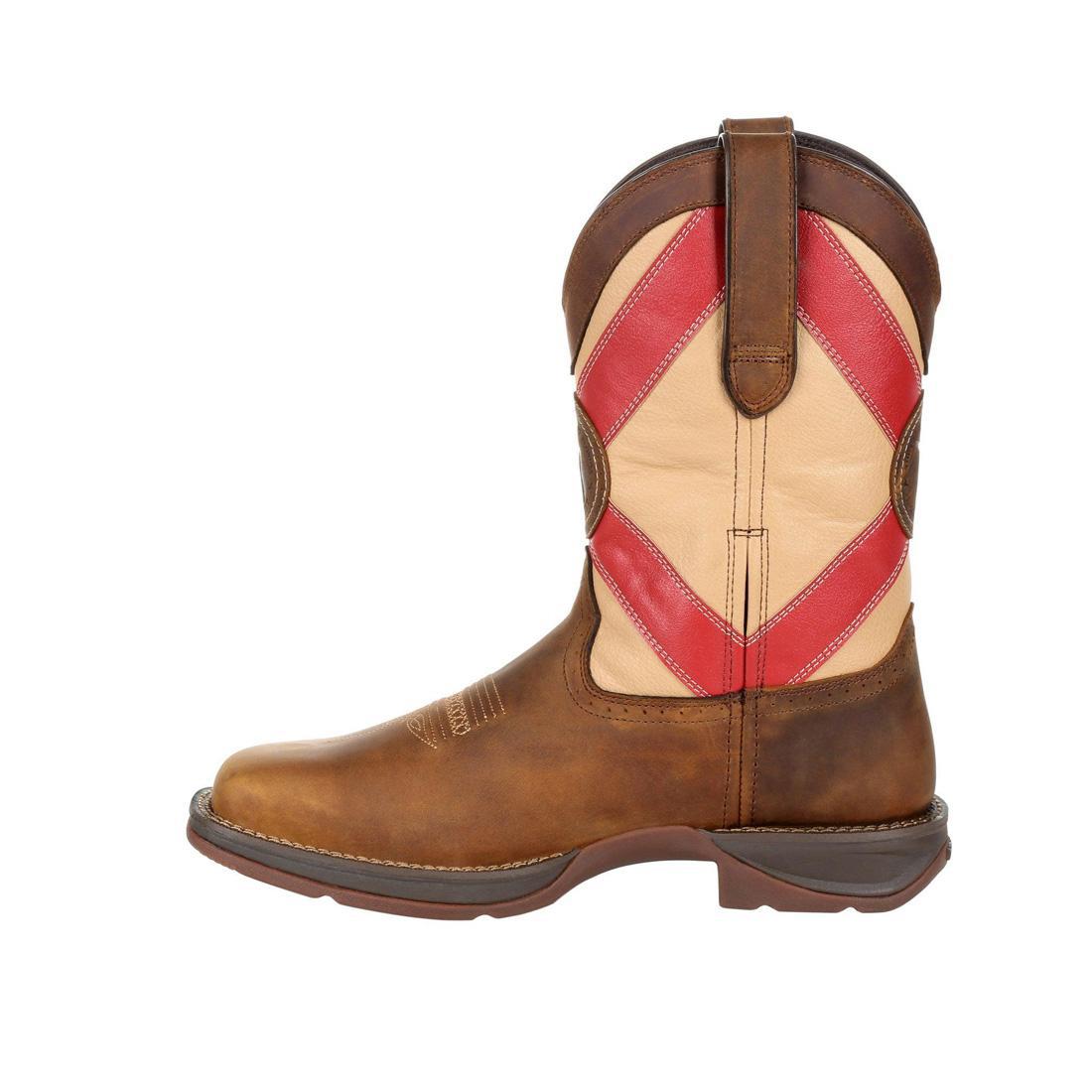 Rebel Florida State Flag Western Boot DDB0233 Toe View