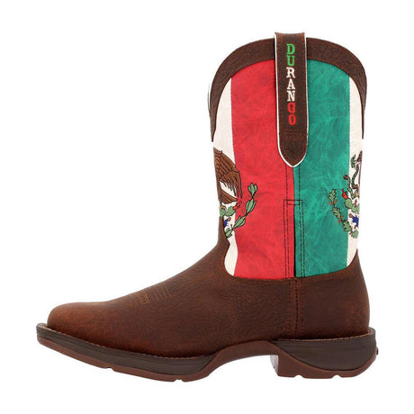 Rebel Mexico Flag Western Boot DDB0430 Toe View