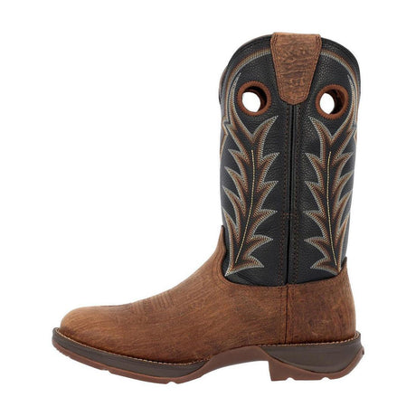 Rebel Oak Bark Midnight Western Boot DDB0428 Toe View