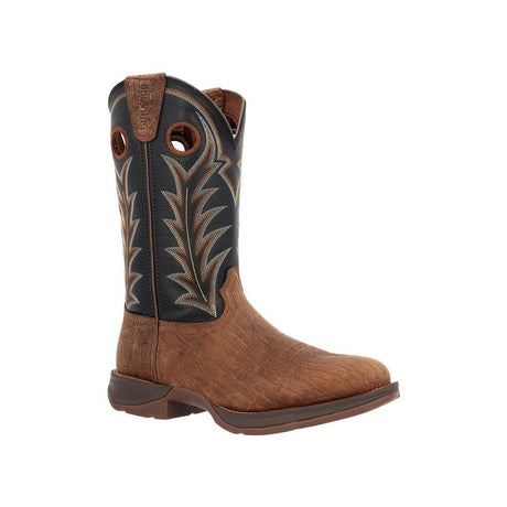 Rebel Oak Bark Midnight Western Boot DDB0428 Side View