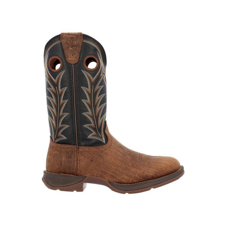 Rebel Oak Bark Midnight Western Boot DDB0428 Profile View