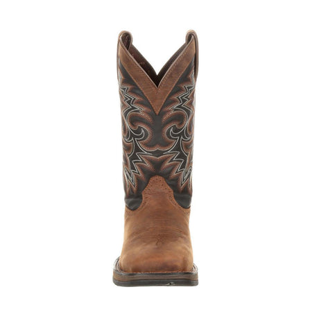 Rebel Pull-on Western Boot Chocolate And Midnight DDB0135 Front Image