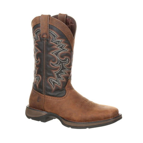 Rebel Pull-on Western Boot Chocolate And Midnight DDB0135 Side View