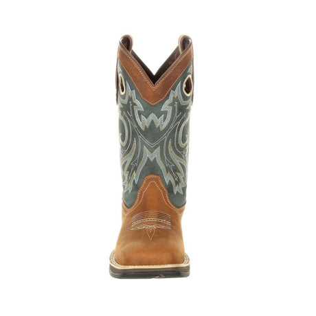 Rebel Pull-On Western Boot Saddlehorn And Clover DDB0131 Front Image