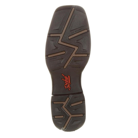 Rebel Pull-On Western Boot Saddlehorn And Clover DDB0131 Sole Image