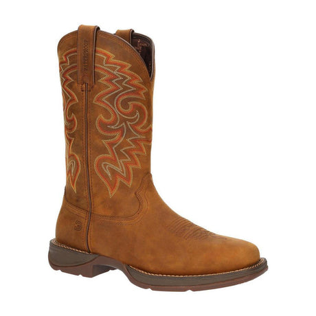 Rebel Waterproof Russet Western Boot DDB0361 Side View