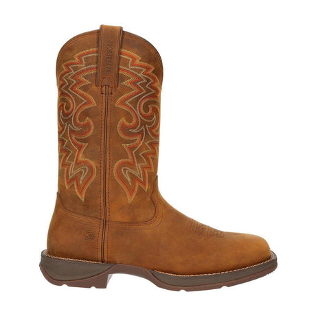 Rebel Waterproof Russet Western Boot DDB0361 Profile View