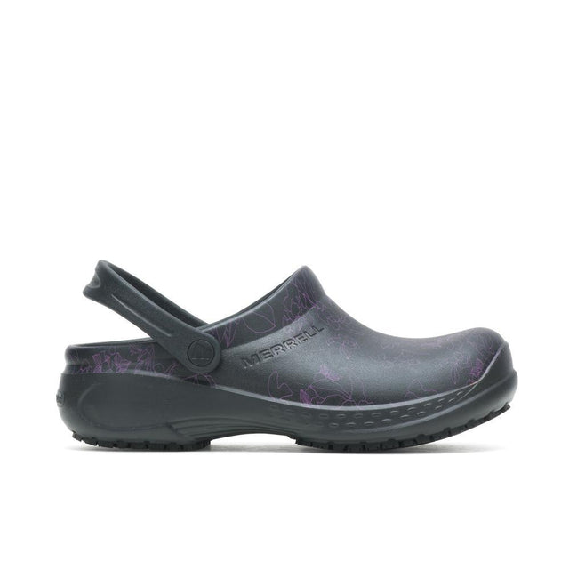 Encore Service Pro Women's Slip Resistant Shoes Shoes Black/Plum-Women's Slip Resistant-Merrell-5-M-BLACK/PLUM-Steel Toes