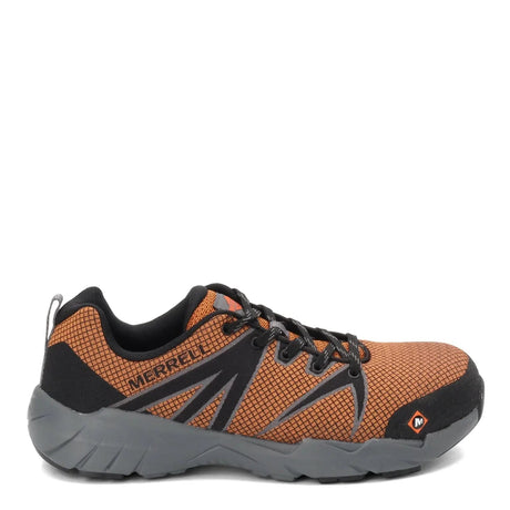Fullbench 55 Men's Alloy-Toe Work Shoes Orange-Men's Work Shoes-Merrell-7-M-ORANGE-Steel Toes