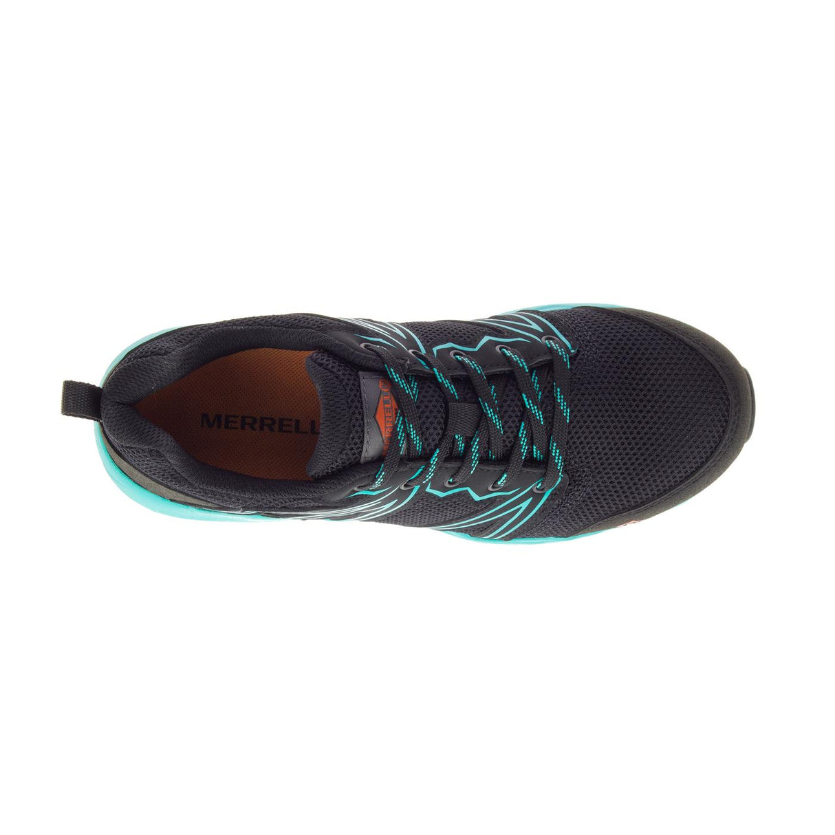 Fullbench Superlite WoMen's Alloy-Toe Work Shoes Black/Teal-Women's Work Shoes-Merrell-Steel Toes