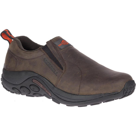 Jungle Moc Ltr Men's Slip Resistant Shoes Sr Espresso-Men's Slip Resistant Shoes-Merrell-Steel Toes