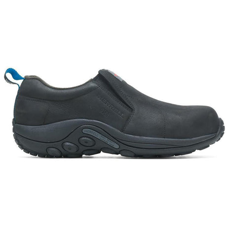 Merrell Jungle Moc Ltr Sd Men's Carbon-Fiber Work Shoes Black Profile View
