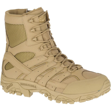 Moab 2 8" Men's Tactical Work Boots Tactical Coyote-Men's Tactical Work Boots-Merrell-Steel Toes