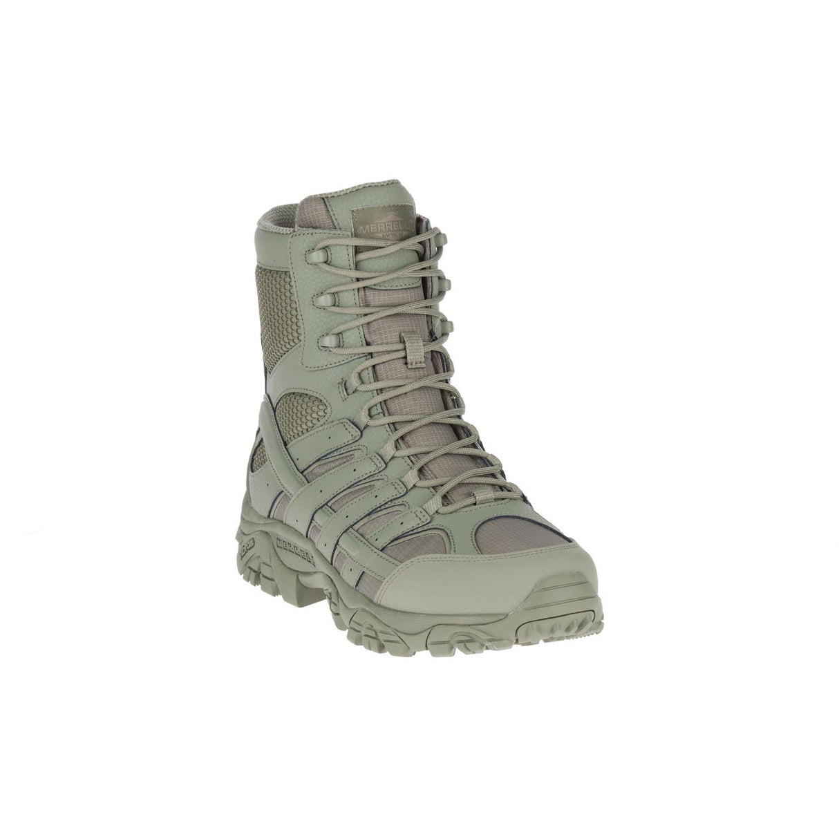 Moab 2 8" Men's Tactical Work Boots Tactical Sage Green-Men's Tactical Work Boots-Merrell-Steel Toes