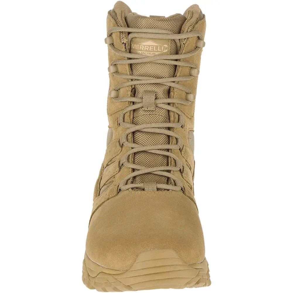 Moab 2 Defense Men's Tactical Work Boots Coyote-Men's Tactical Work Boots-Merrell-Steel Toes