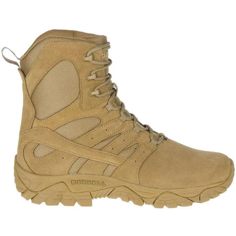Merrell Moab 2 Defense Men's Tactical Work Boots Coyote Profile View