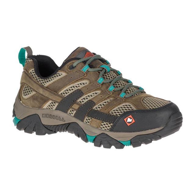 Moab 2 Vapor WoMen's Slip Resistant Shoes Shoes Sr Boulder ARREGLAR-Women's Slip Resistant Shoes-Merrell-5-M-BOULDER-Steel Toes