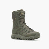 Moab 3 8" Zip Men's Tactical Work Boots Tactical Dark Olive-Men's Tactical Work Boots-Merrell-Steel Toes