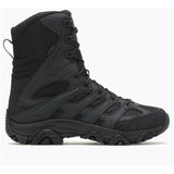 Merrell Moab 3 8" Zip Men's Tactical Work Boots Tactical Black Profile View