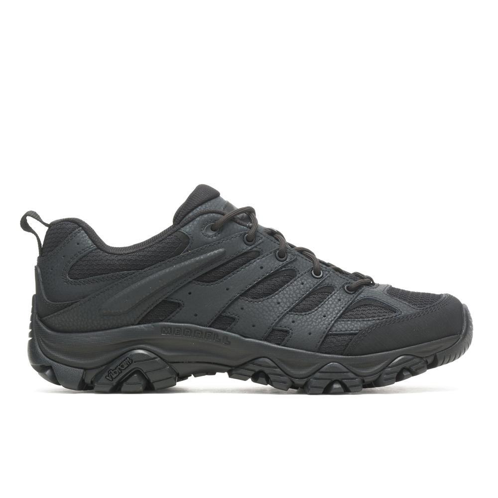 Moab 3 Tactical Men's Tactical Work Shoes Black-Men's Tactical Work Shoes-Merrell-3.5-M-BLACK-Steel Toes