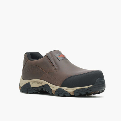 Moab Adventure Moc Men's Carbon-Fiber Work Shoes Toffee-Men's Work Shoes-Merrell-Steel Toes