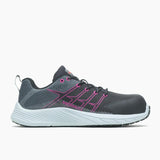 Moab Flight Men's Carbon-Fiber Work Shoes Black/Fuchsia-Men's Work Shoes-Merrell-5-M-BLACK/FUCHSIA-Steel Toes