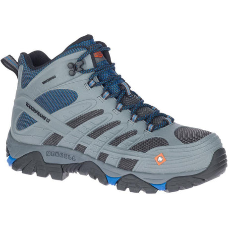 Moab Velocity Mid Men's Carbon-Fiber Work Boots Wp Castle Rock-Men's Work Boots-Merrell-Steel Toes