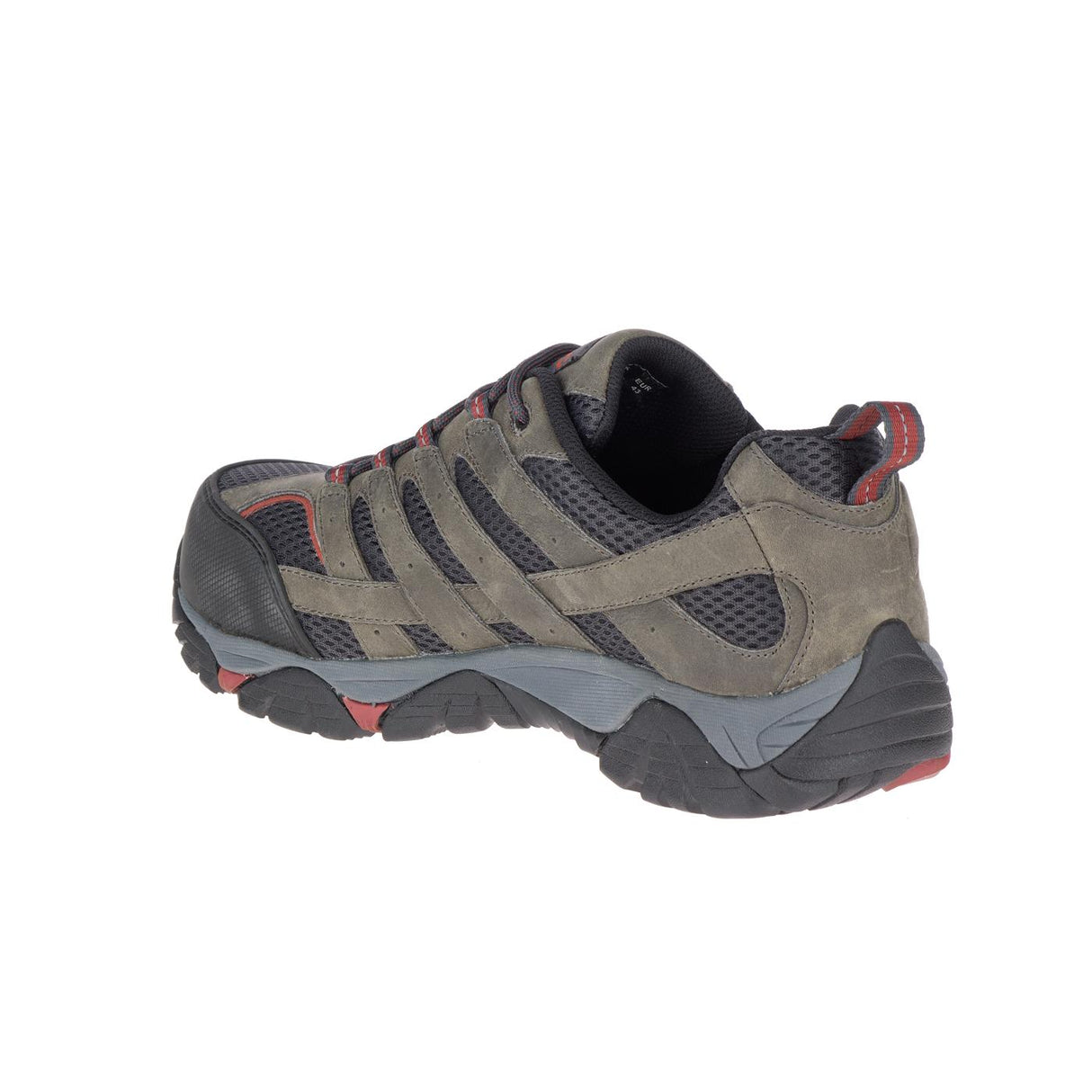 Moab Vertex Vent Men's Composite-Toe Work Shoes Pewter-Men's Work Shoes-Merrell-Steel Toes