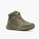 Nova 3 Tactical Men's Tactical Work Boots Wp Mid Dark Olive-Men's Tactical Work Boots-Merrell-Steel Toes