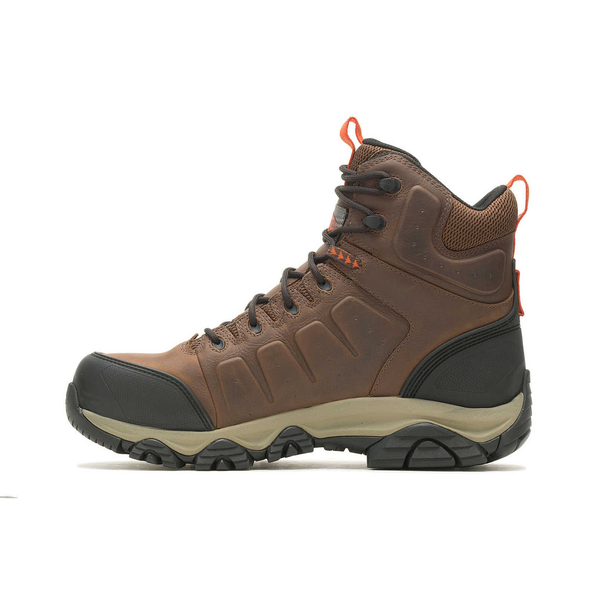 Phaserbound 2 Mid Men's Cf Work Boots Wp Earth/Orange-Men's Work Boots-Merrell-Steel Toes