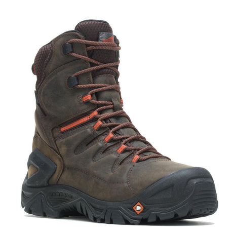 Strongfield 8" Thermo Men's Composite-Toe Work Boots Wp Espresso-Men's Work Boots-Merrell-Steel Toes