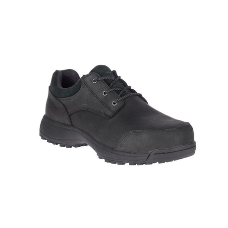 Sutton Oxford Response Men's Steel-Toe Work Shoes Black-Men's Work Shoes-Merrell-Steel Toes