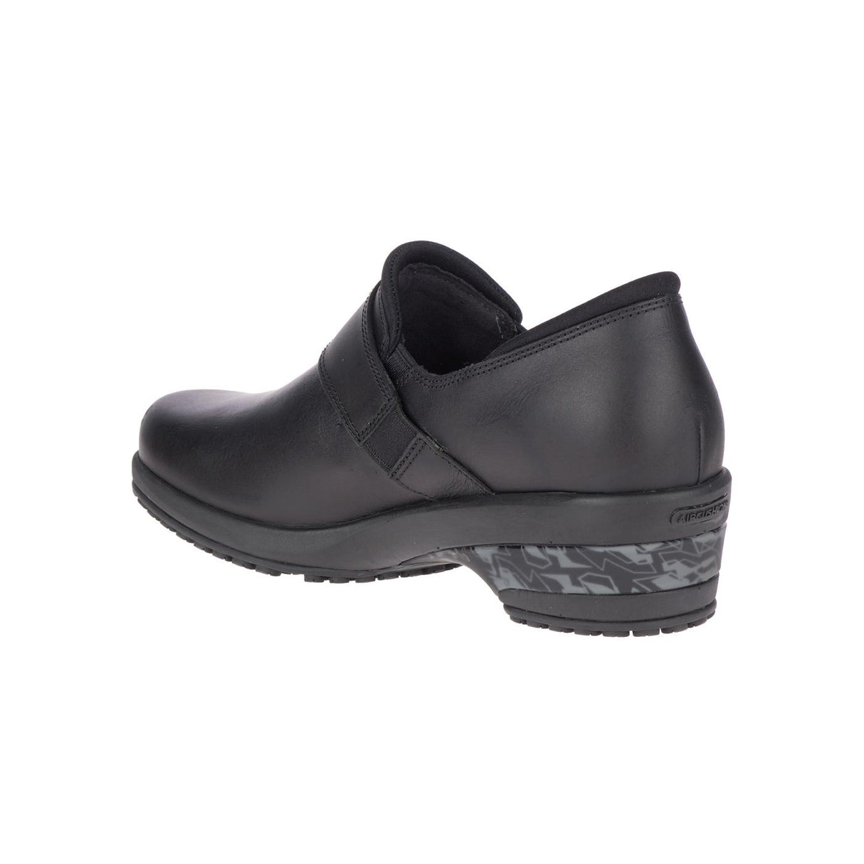 Valetta Slide Ac+ Pro WoMen's Slip Resistant Shoes Shoes Black/Castlerock-Women's Slip Resistant Shoes-Merrell-Steel Toes