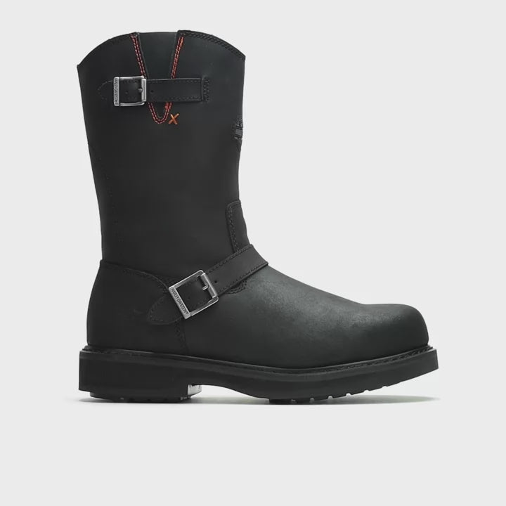 Men's Harley-Davidson Jason Steel Toe Black Work Boots – Steel Toes