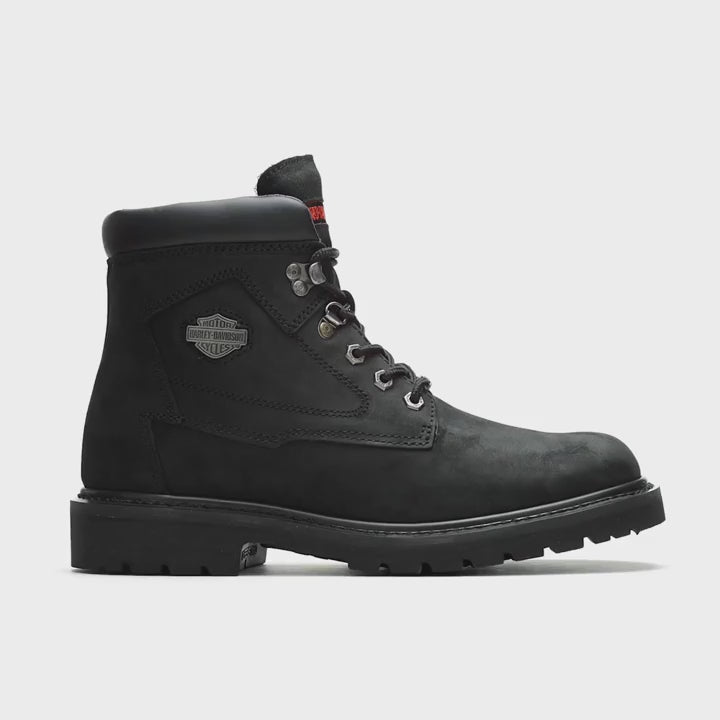 Men's Harley-Davidson Badlands Black Riding Boots – Steel Toes