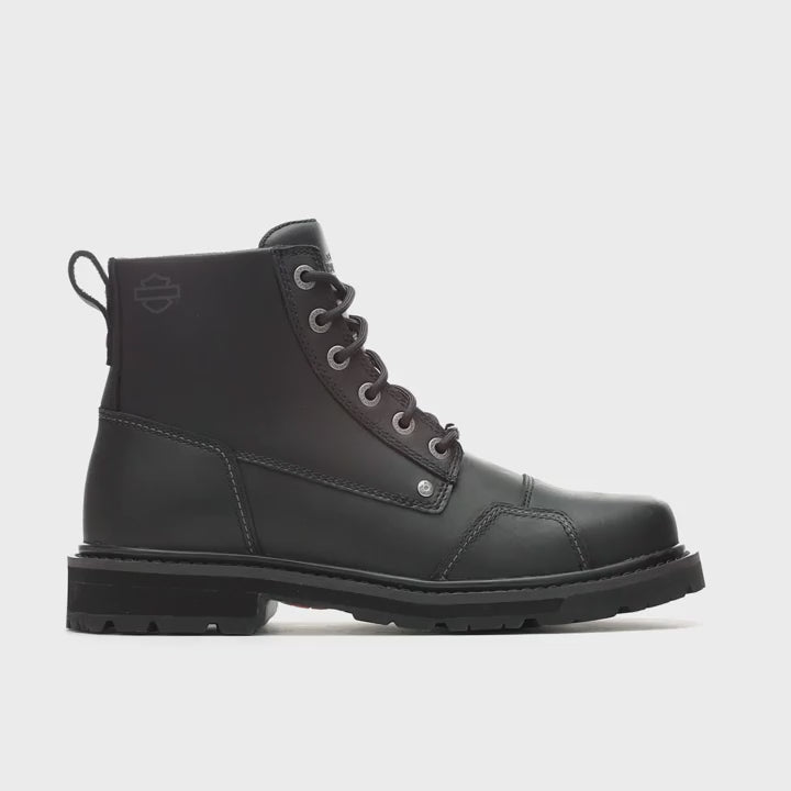 Men's Harley-Davidson Ironblock Black Lace Boots – Steel Toes