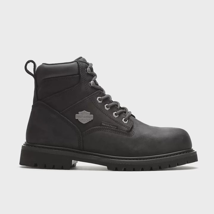 Men's Harley-Davidson Gavern Black CT Work Boots – Steel Toes