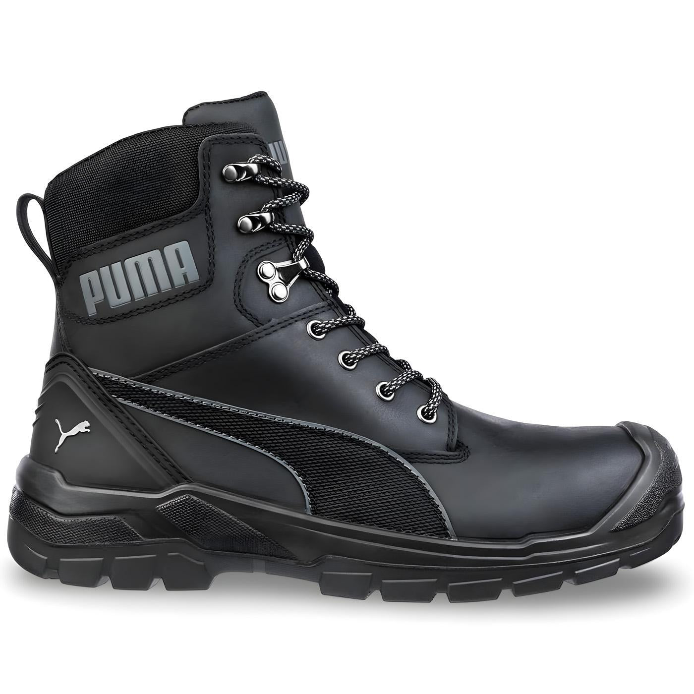 防具 BLACK Puma Conquest Black – Steel Toes