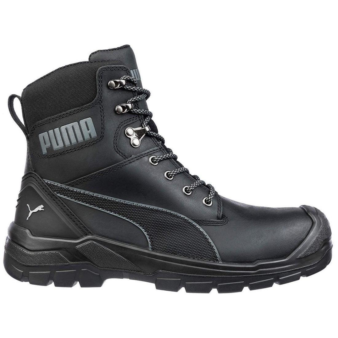 Puma Safety Conquest CTX Men's Soft-Toe Boot WP Black Profile View