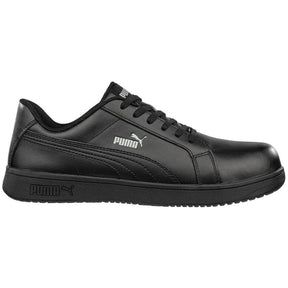 Puma Safety Iconic Leather Low Men's Composite-Toe Shoe Black image view 1