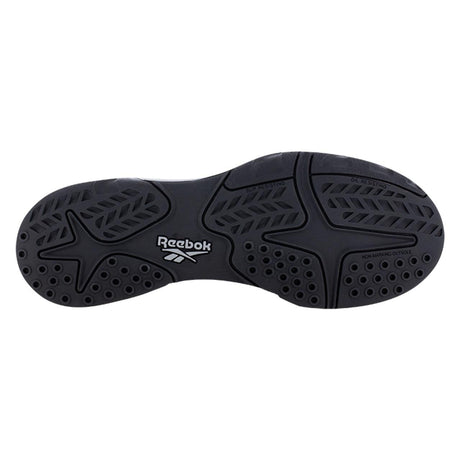Reebok ATR Decimator Work Mid‑Cut Metguard Sneaker Composite Toe Work Boot – Gray/Black RB9421 Sole Image