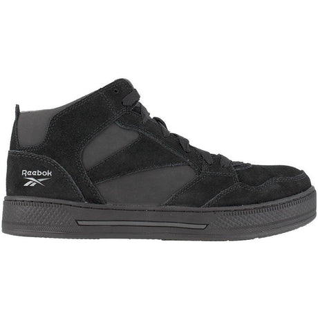 Reebok Work Dayod Composite-Toe Athletic Work Shoe Black Profile View