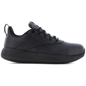 Reebok Work Dmxair Comfort+ Composite-Toe Athletic Work Shoe Black Profile View