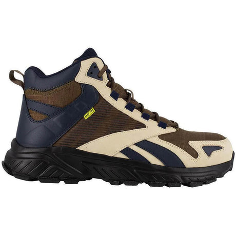 Reebok Work Hyperium Composite-Toe Athletic Work Boot Brown Profile View