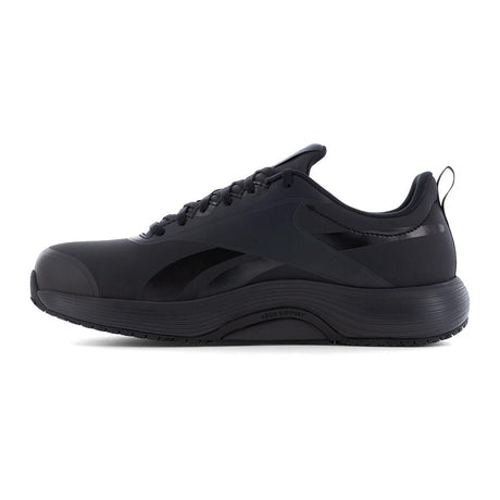 Reebok Lite Plus 4 Athletic Composite Toe Work Shoe – Black RB5100 Medial Image
